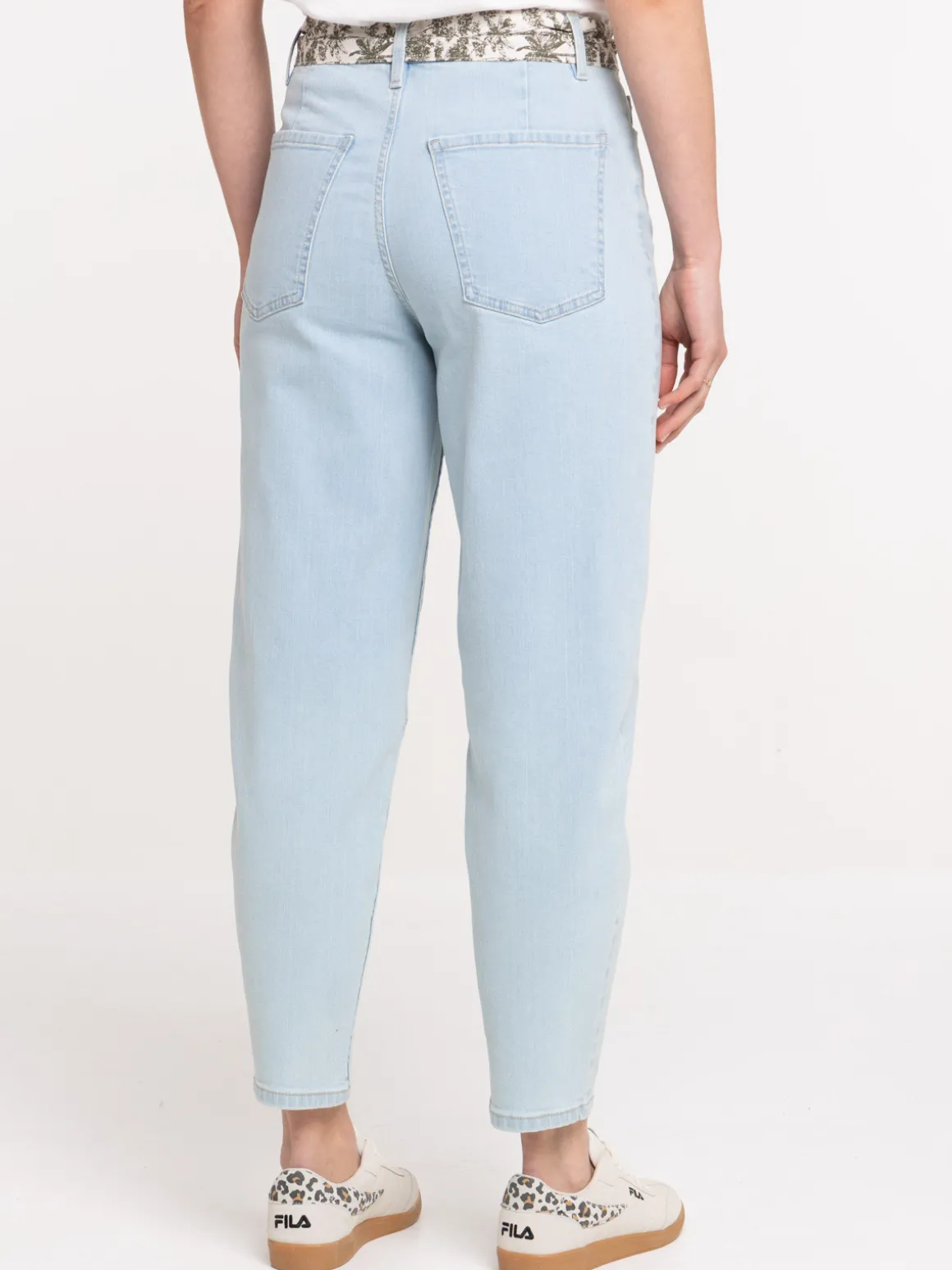 Jean barrel femme