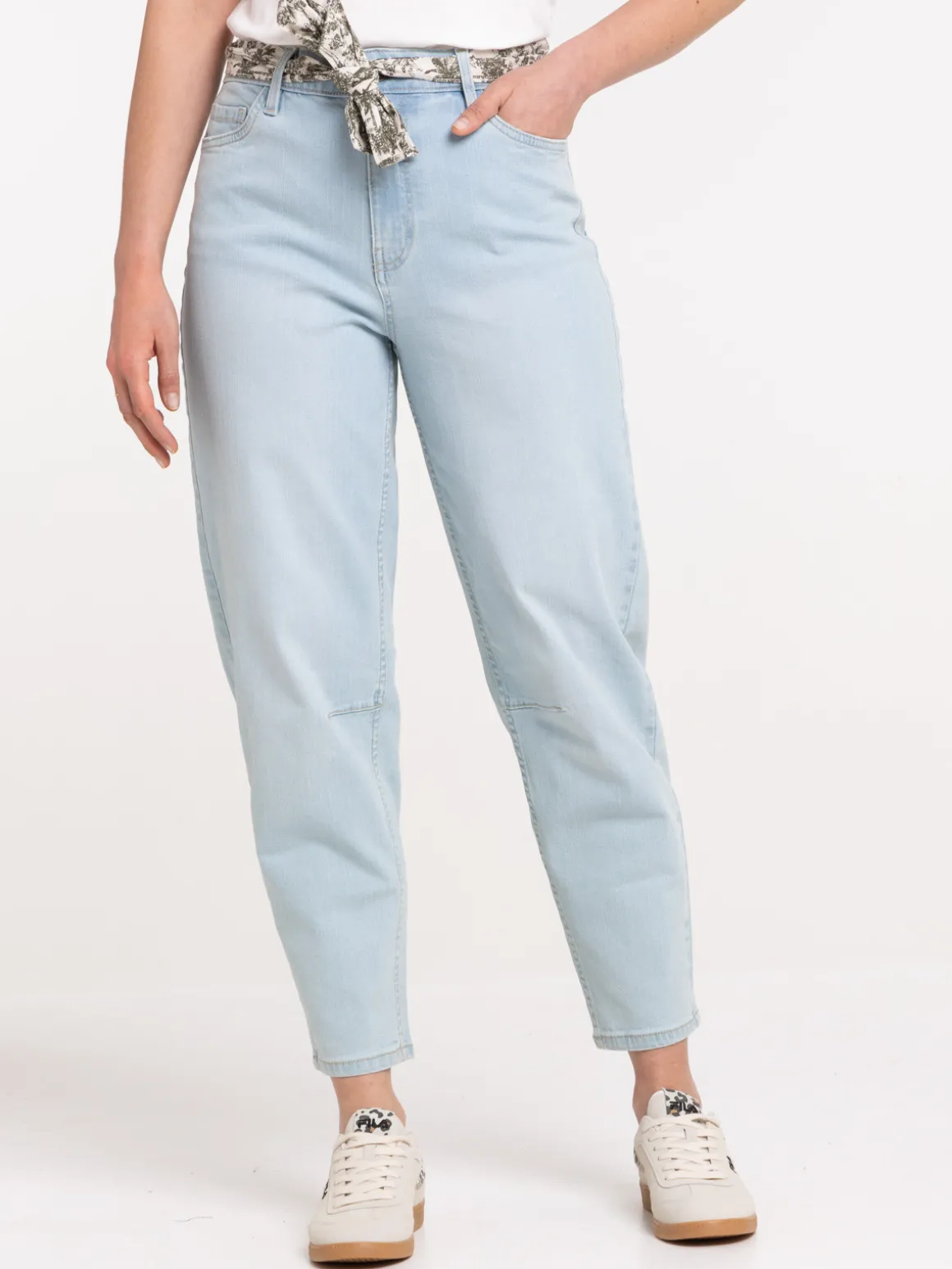 Jean barrel femme