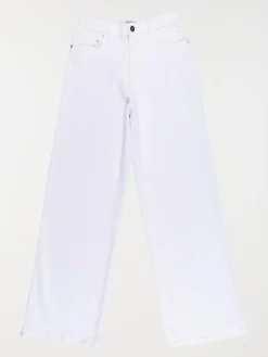 Jean blanc wide leg fille (XXS-M)