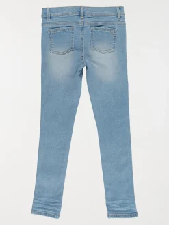 Jean bleached slim fille (3-12A)