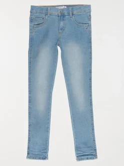 Jean bleached slim fille (3-12A)