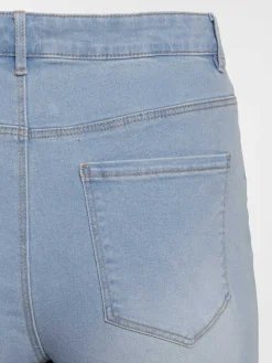Jean bootcut bleach grande taille femme