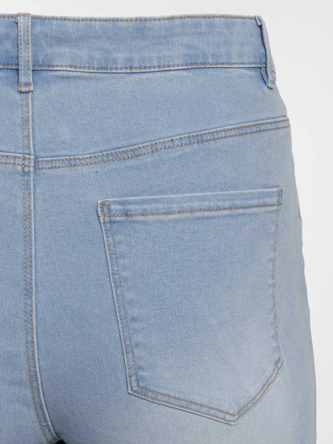 Jean bootcut bleach grande taille femme
