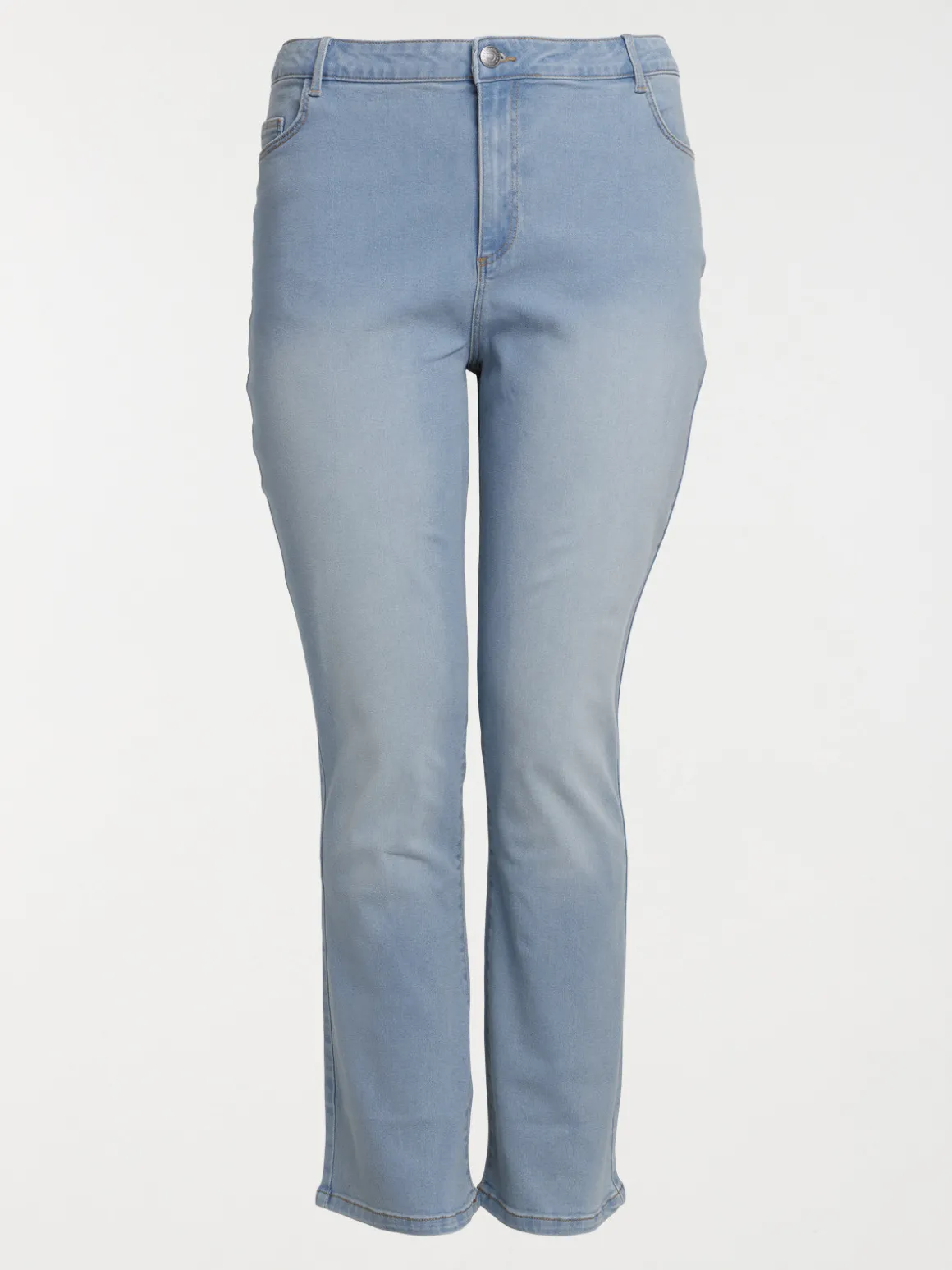Jean bootcut bleach grande taille femme