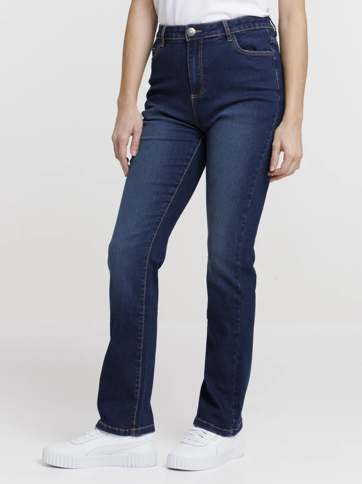 Jean bootcut brut femme