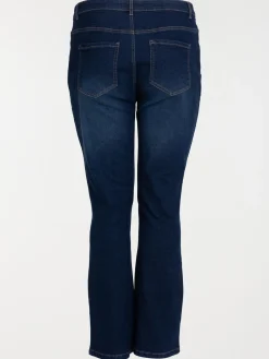 Jean bootcut brut grande taille femme