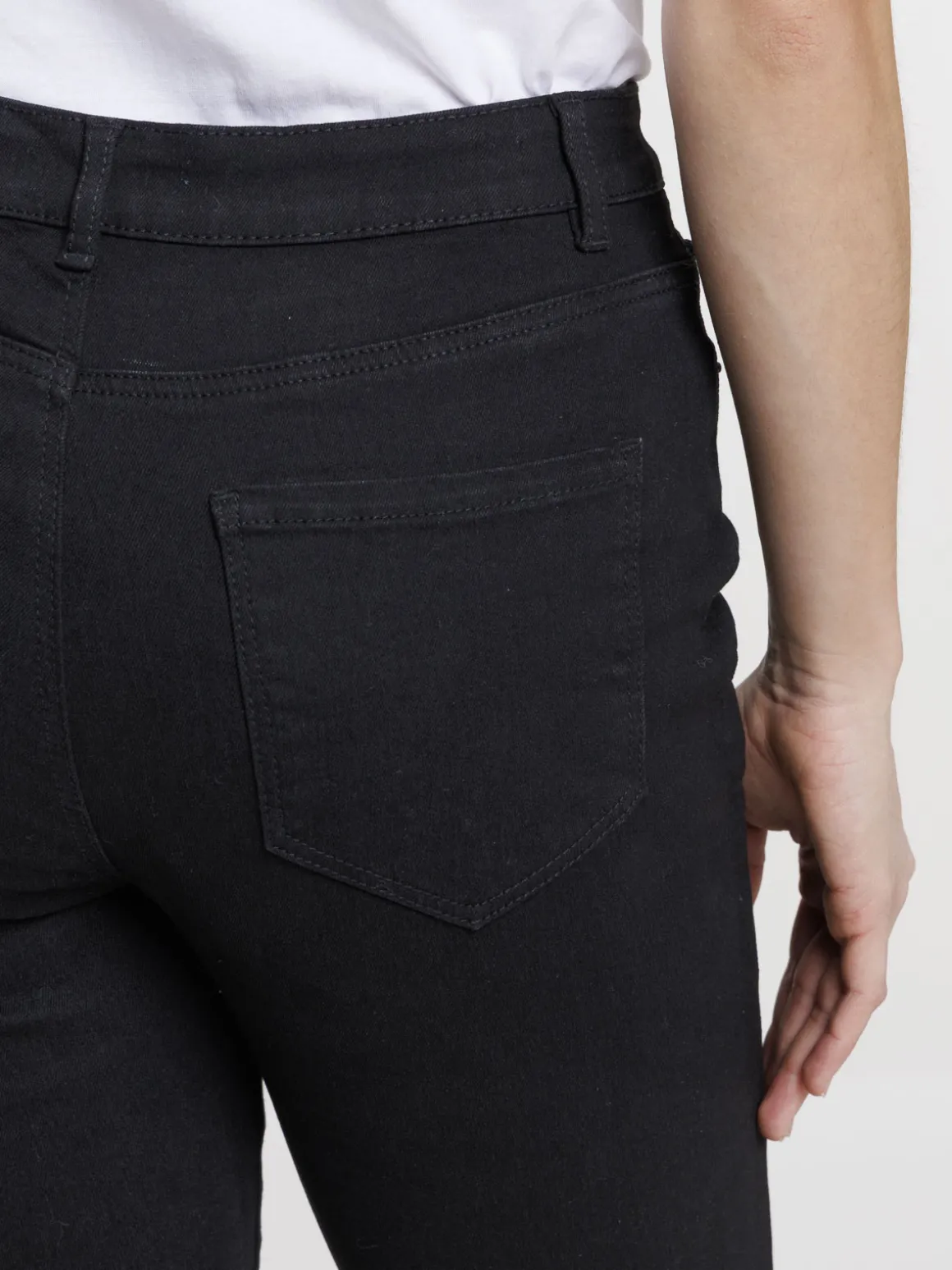 Jean bootcut noir femme