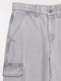 Jean cargo gris bleach garçon (XXS-M)