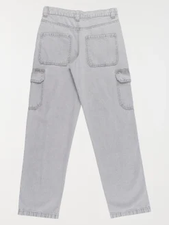 Jean cargo gris bleach garçon (XXS-M)