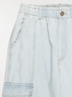 Jean cargo large fille (XXS-M)