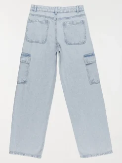 Jean cargo wide leg fille (XXS-M)
