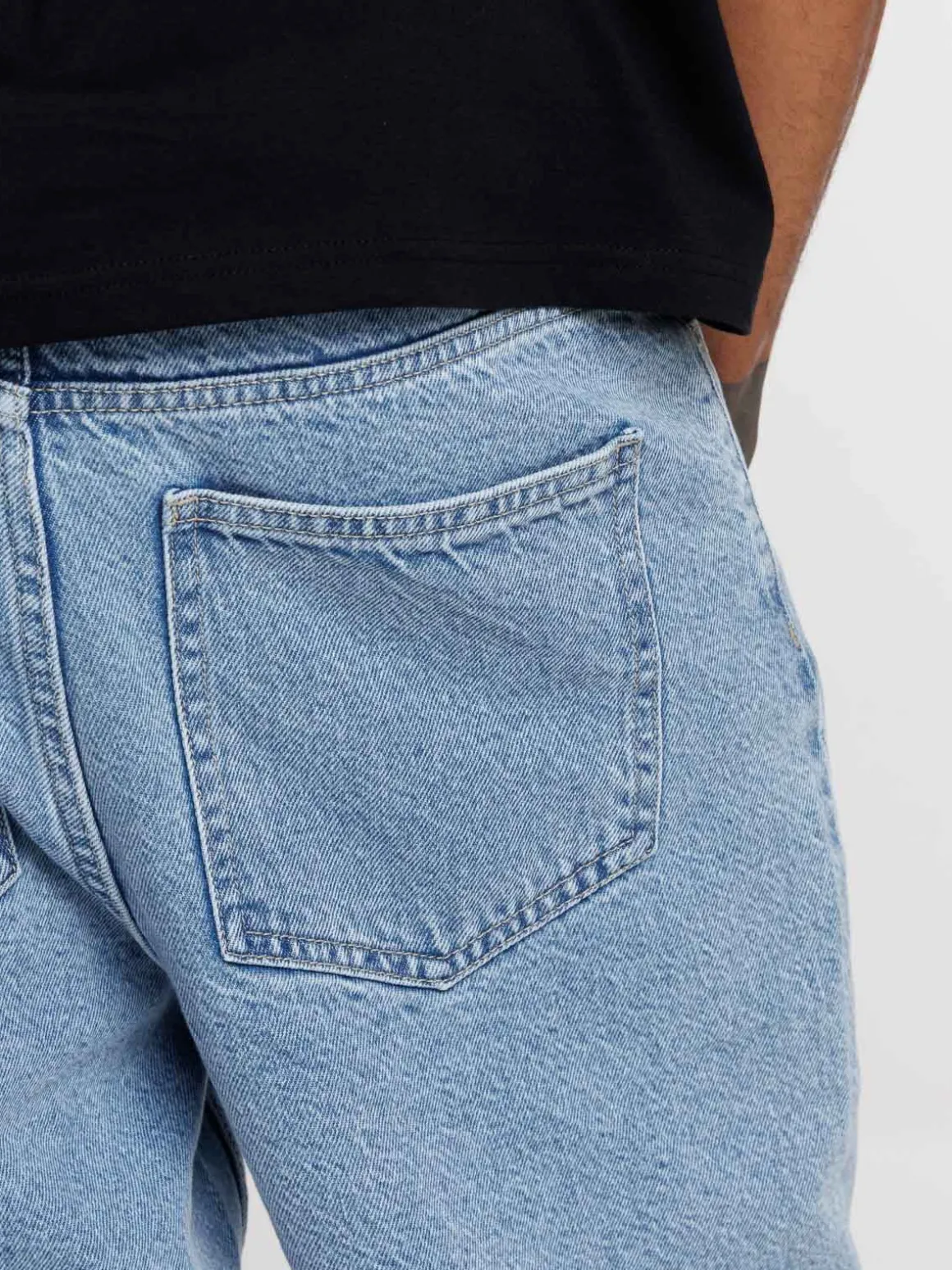 Jean coupe regular double stone homme