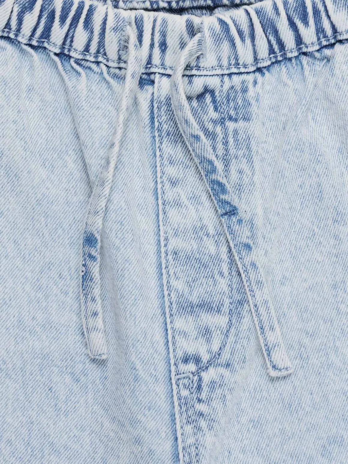 Jean fille wide leg bleach snow (XXS-M)