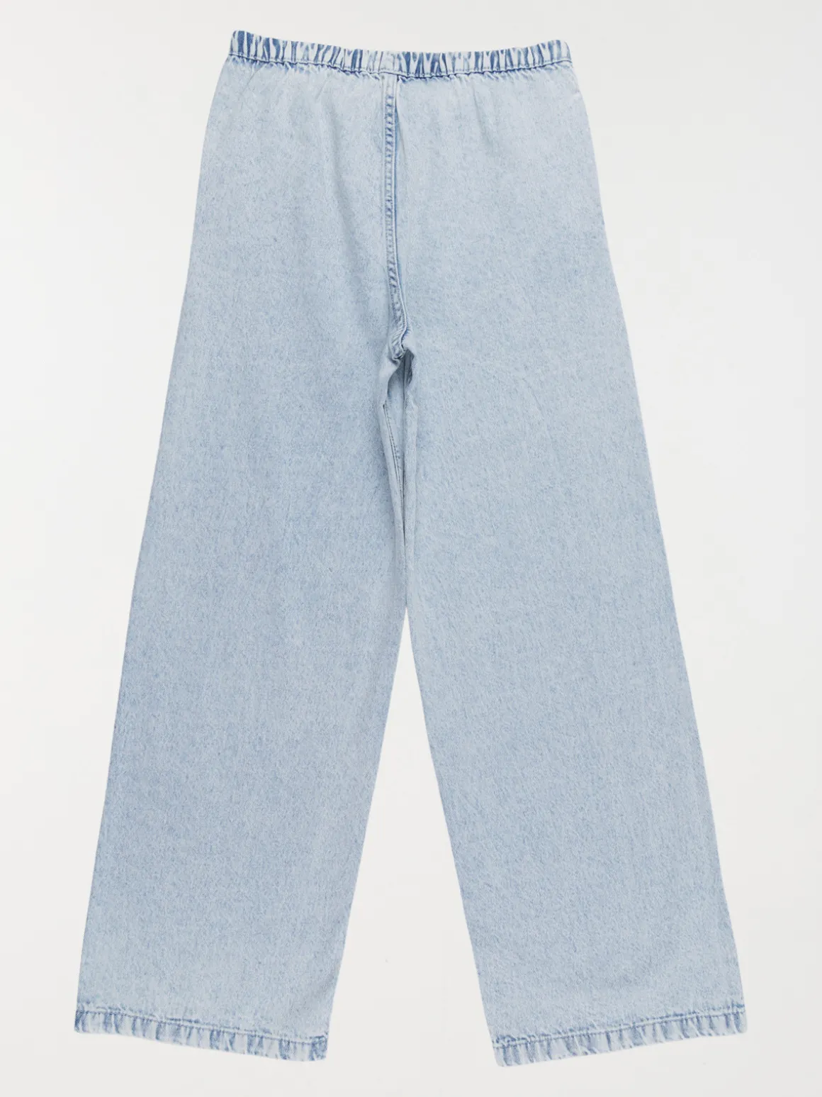 Jean fille wide leg bleach snow (XXS-M)