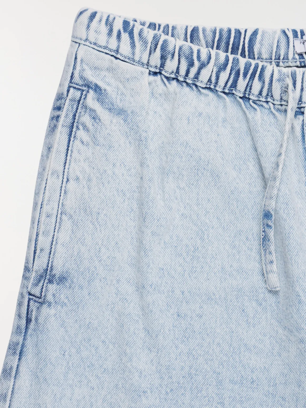 Jean fille wide leg bleach snow (XXS-M)