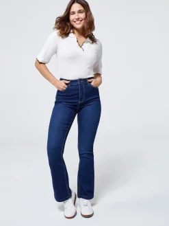 Jean flare brut femme
