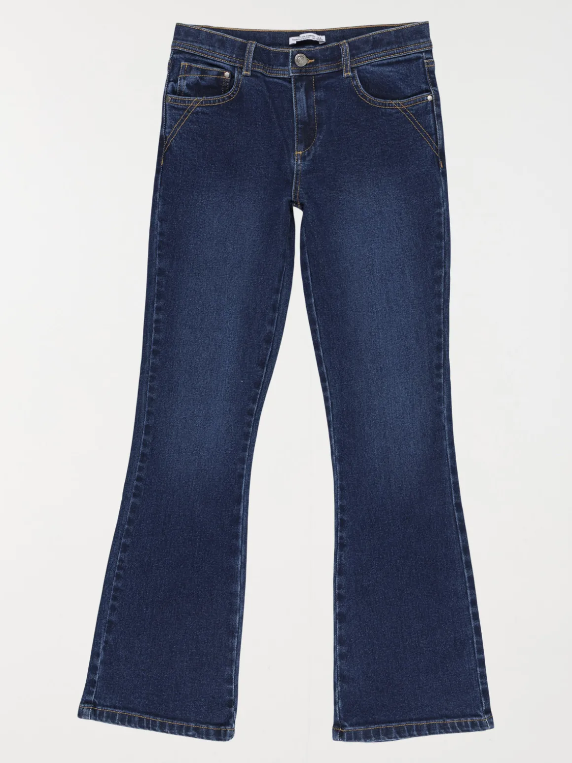 Jean flare brut fille (XXS-M)