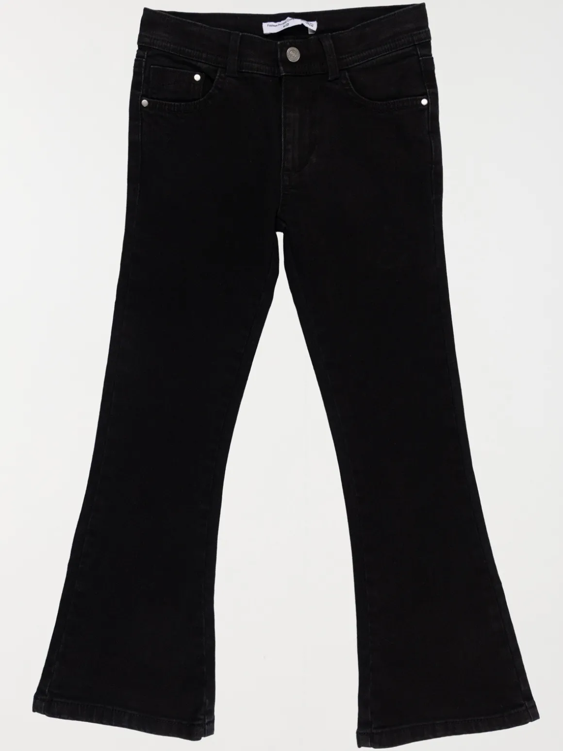 Jean flare noir fille (3-12A)