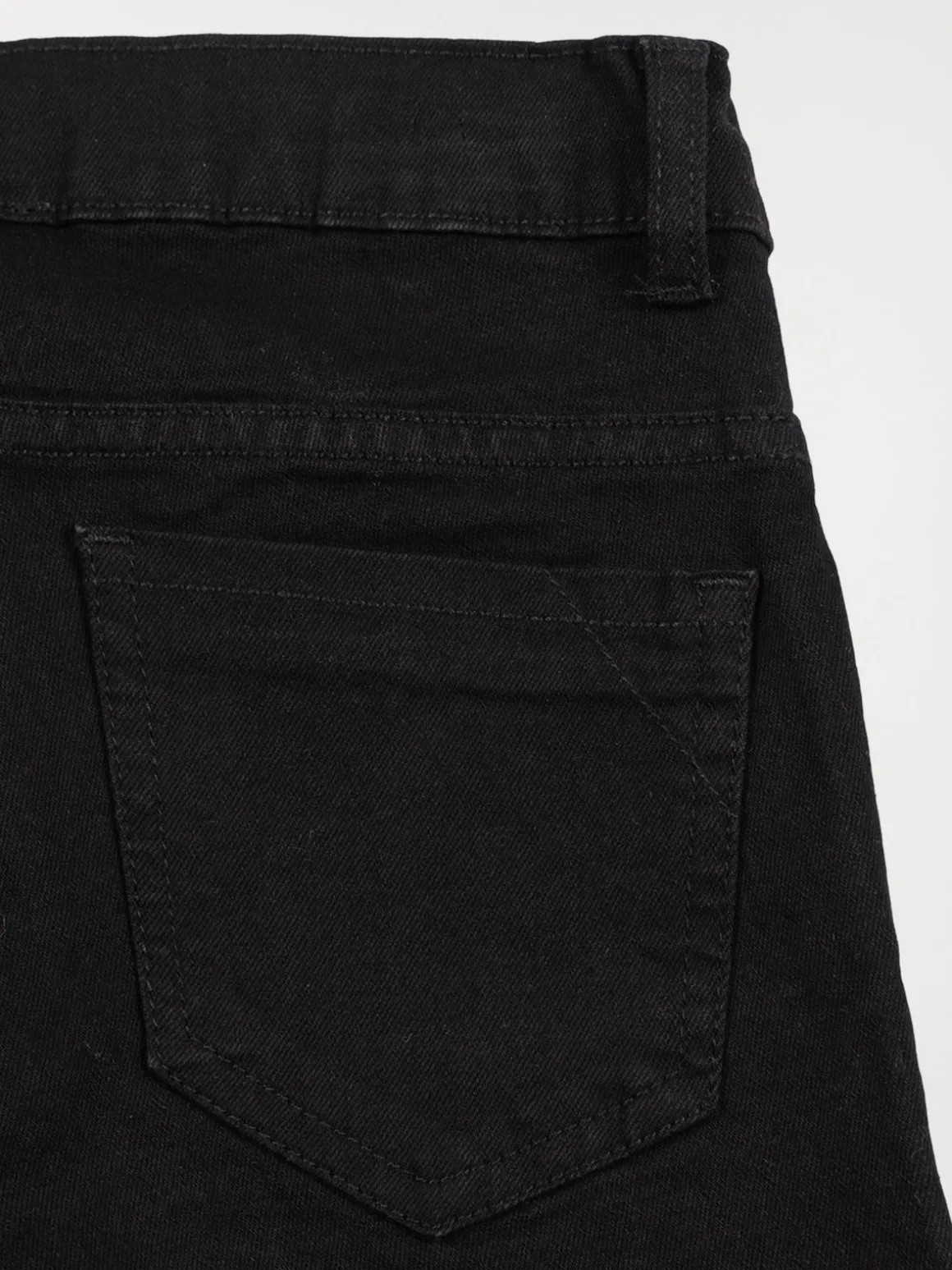 Jean flare noir fille (XXS-M)