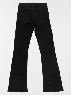 Jean flare noir fille (XXS-M)