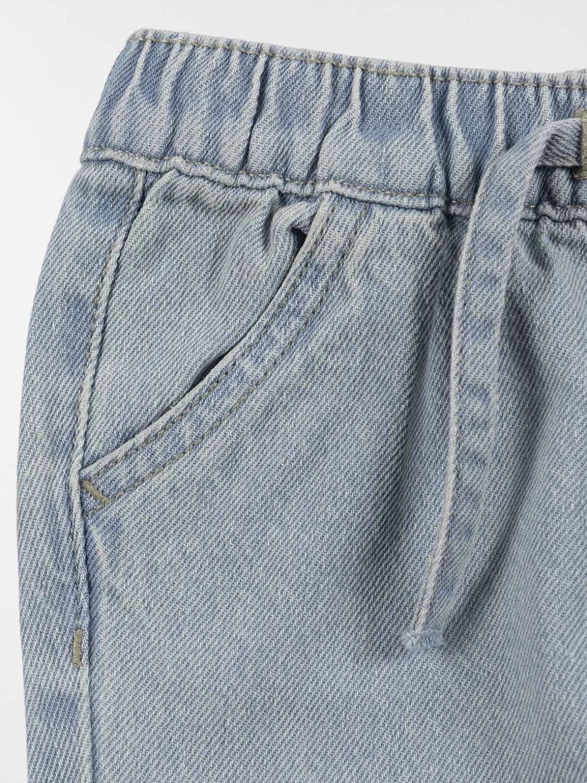 Jean élastiqué bleach fille (3-36M)