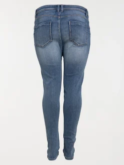 Jean push up grande taille femme