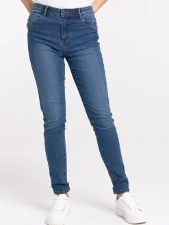Jean push up skinny stone femme