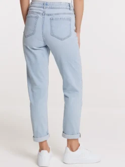 Jean regular bleached femme