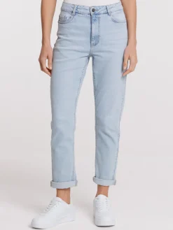 Jean regular bleached femme