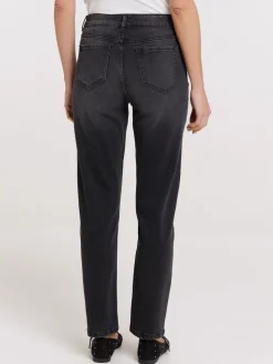 Jean regular noir femme