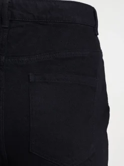 Jean regular noir grande taille femme