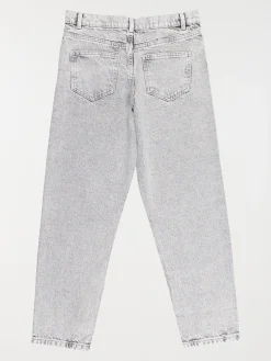 Jean relaxed gris bleach garçon (XXS-M)