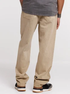 Jean relaxed light camel homme