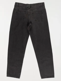 Jean relaxed noir bleach garçon (XXS-M)