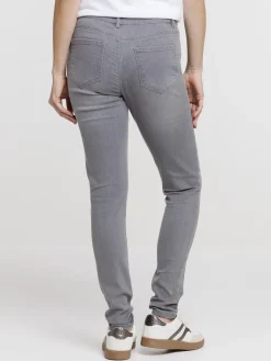 Jean skinny basique gris femme