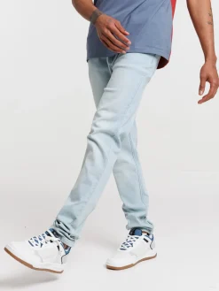Jean slim bleached homme