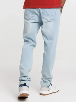 Jean slim bleached homme