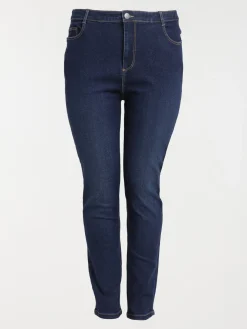 Jean slim brut grande taille femme