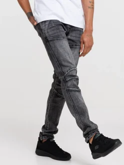 Jean slim gris anthracite homme