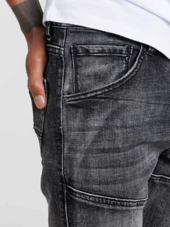 Jean slim gris anthracite homme