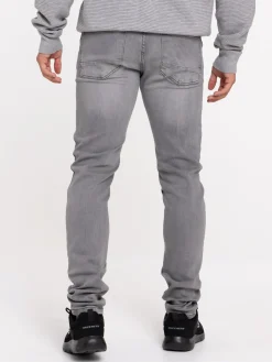 Jean slim gris homme