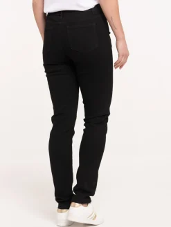 Jean slim noir femme