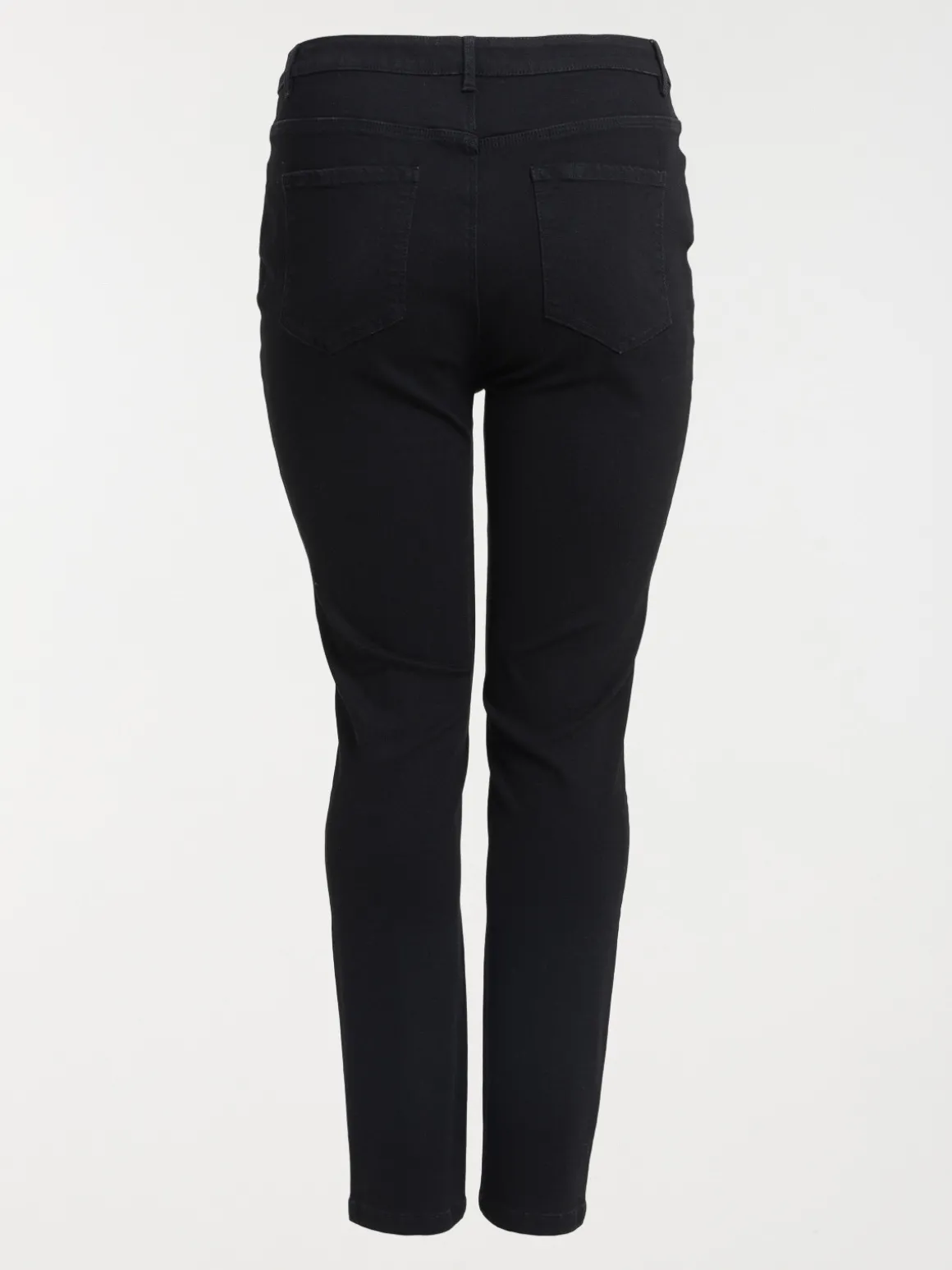 Jean slim noir grande taille femme