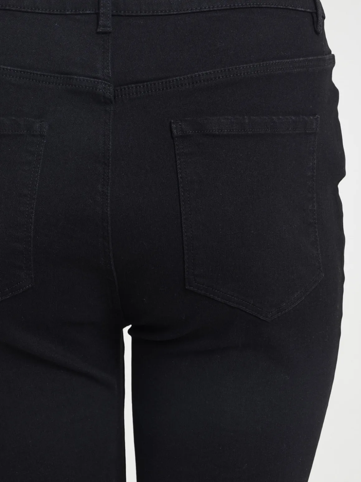 Jean slim noir grande taille femme
