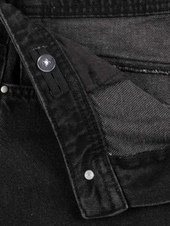 Jean straight fille noir (XXS-M)