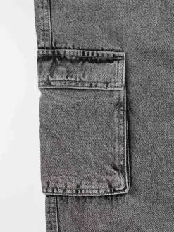 Jean straight gris homme