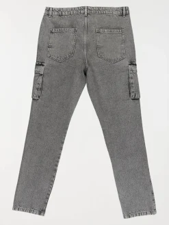 Jean straight gris homme