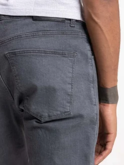 Jean straight gris homme