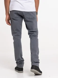 Jean straight gris homme