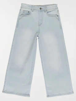 Jean wide leg bleached fille (3-12A)